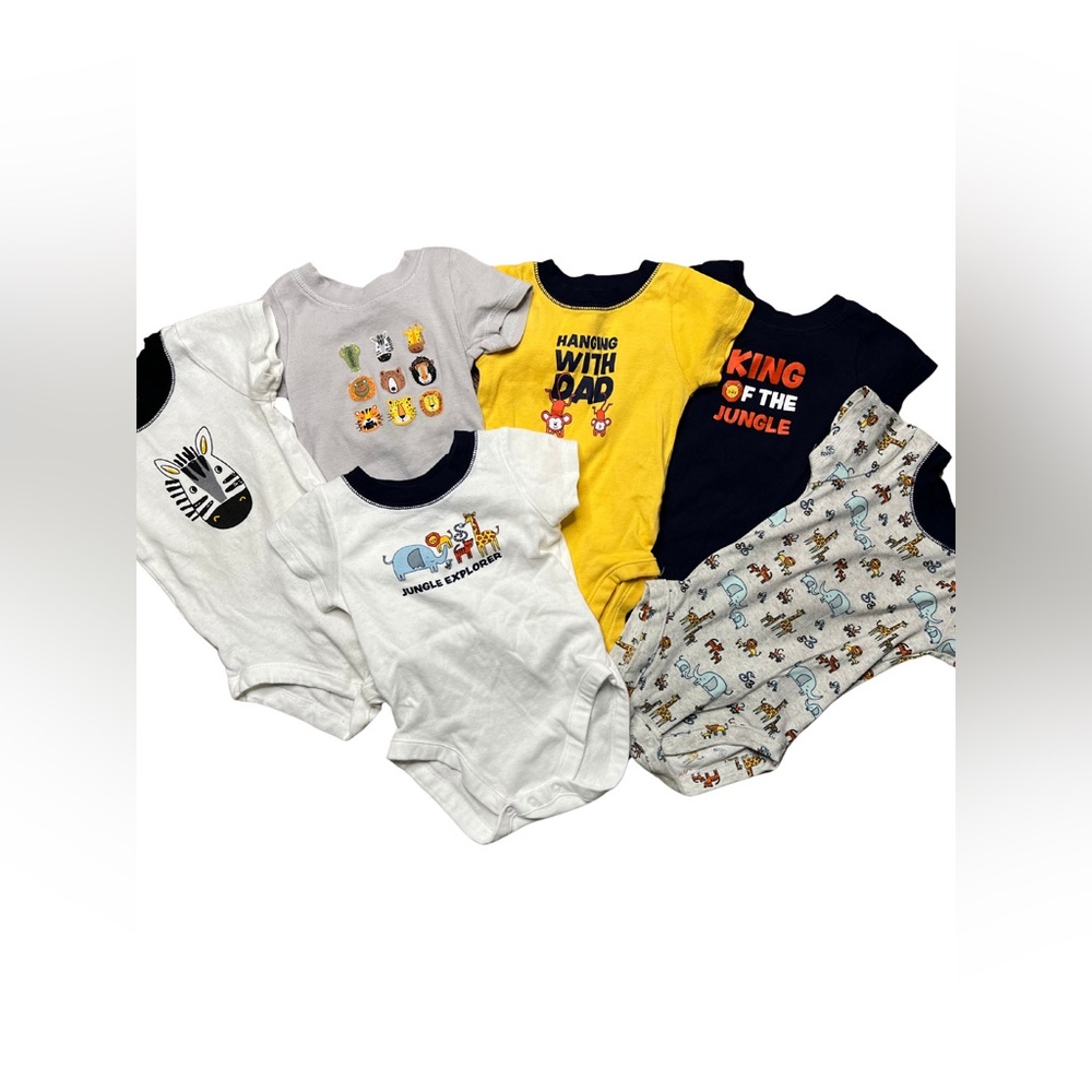 6-pack Onesies -12-18M